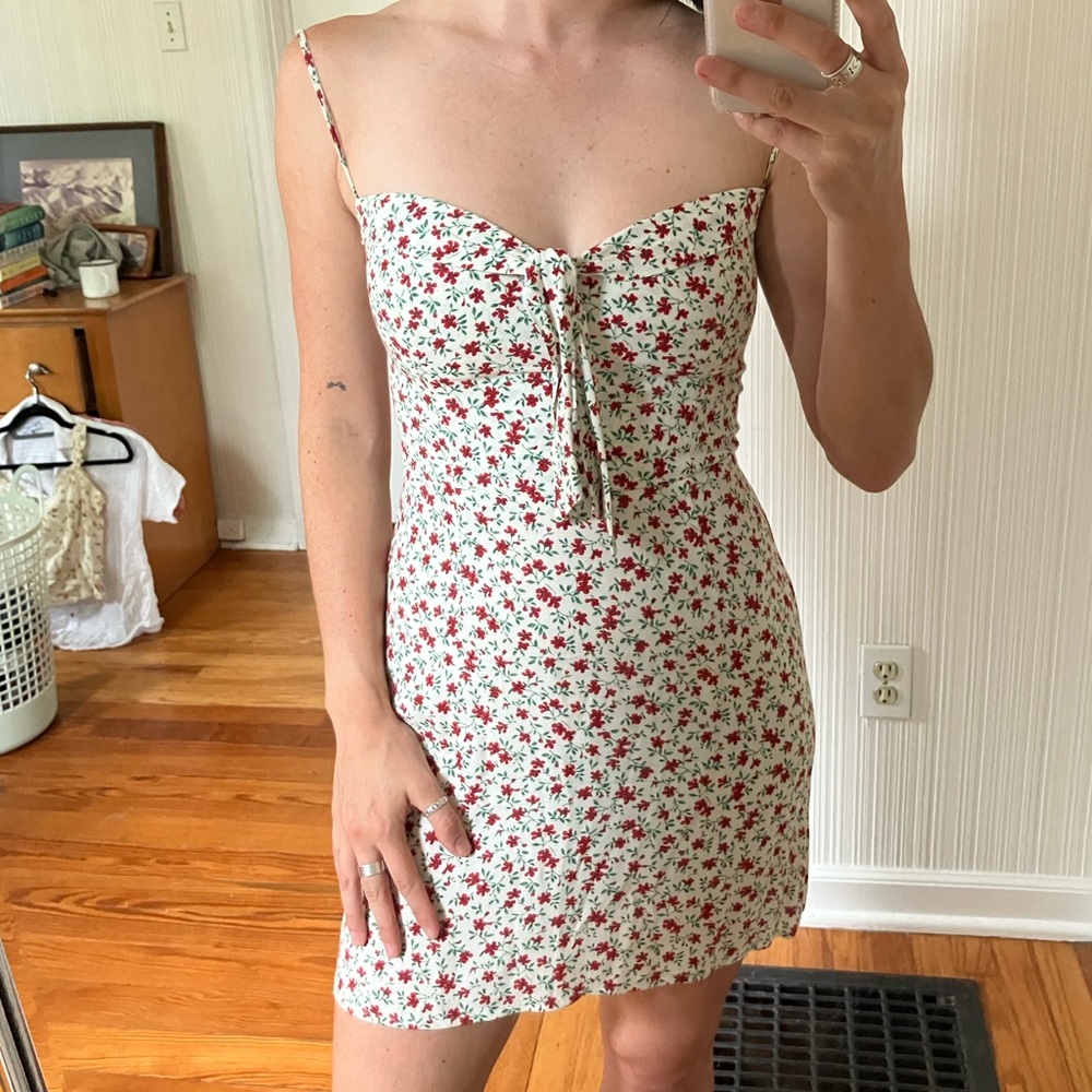 Reformation floral minidress
